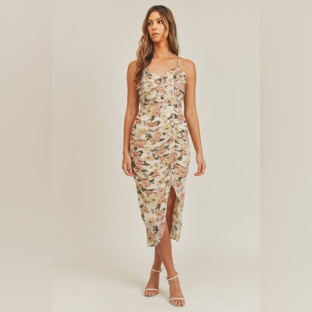 Mable Blooming Floral Midi Dress